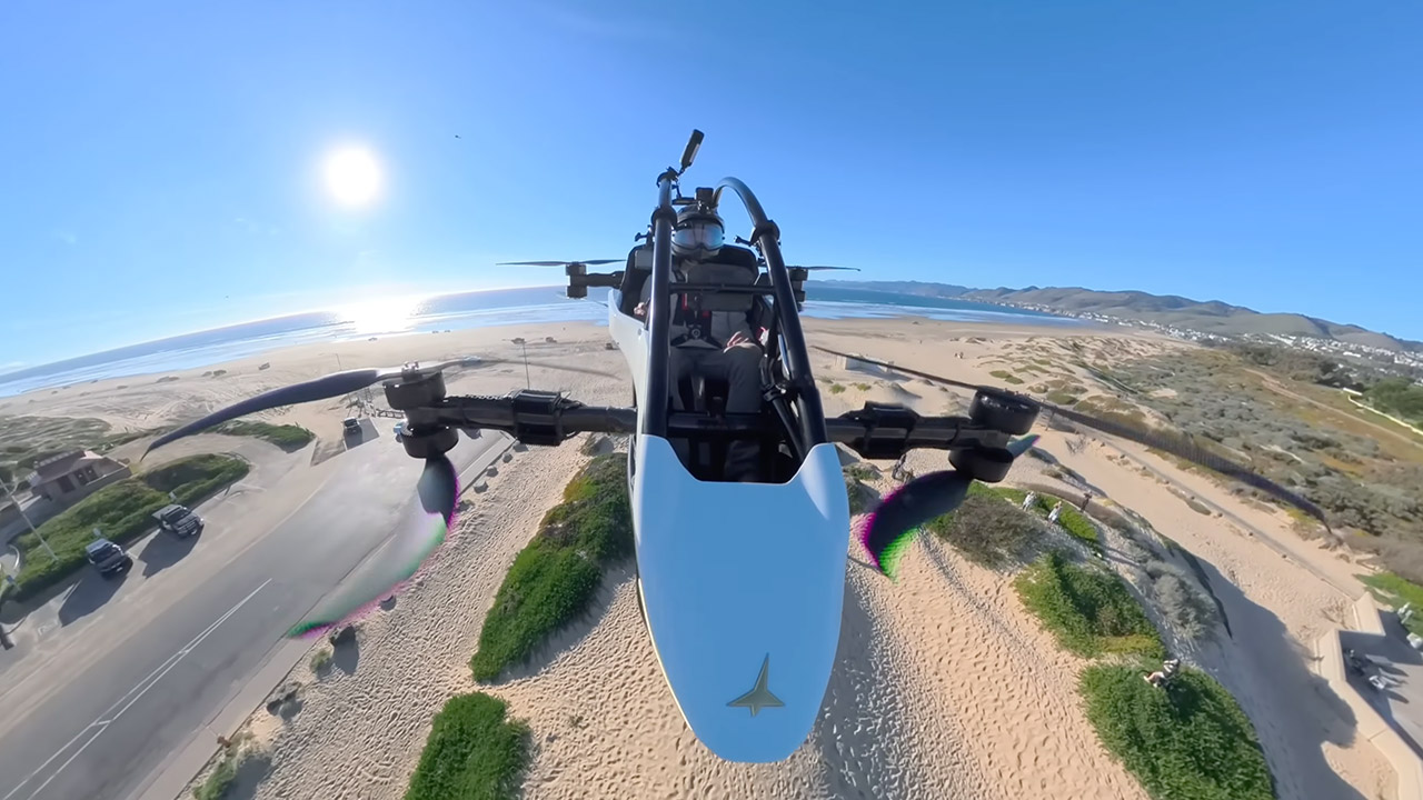 Inventor of the Jetson ONE Private eVTOL Takes it Out for a Take a look at Flight Alongside the California Coast 4 Jetson ONE eVTOL California Coast Test Flight