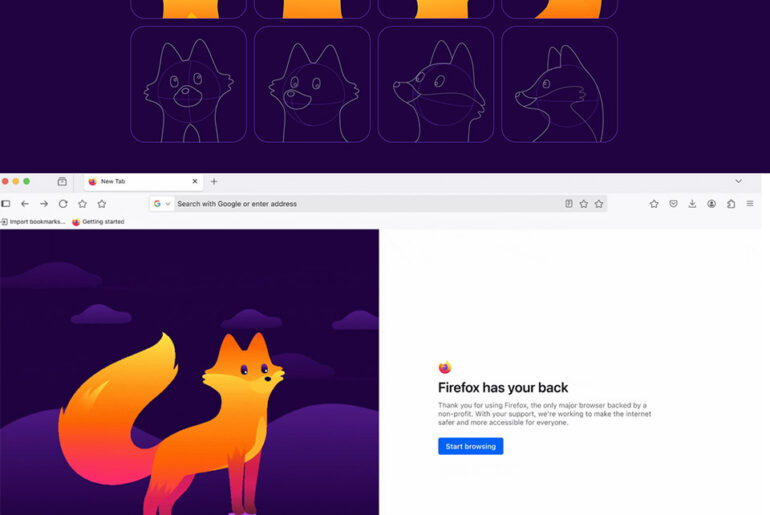 Mozilla New Mascot Kit Firefox