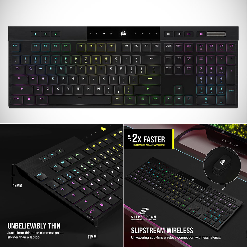 Corsair K100 AIR Wireless Keyboard