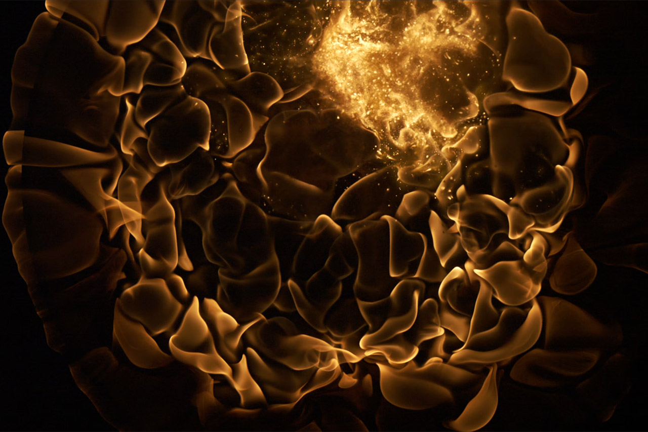 Slow Mo Guys Fire Filmed Below High-Speed Camera