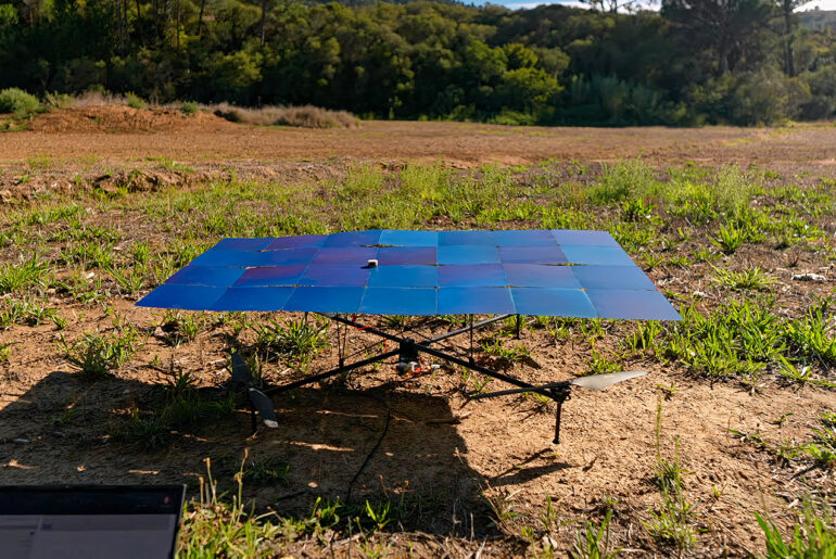 Solar Drone Test Flight Project Built