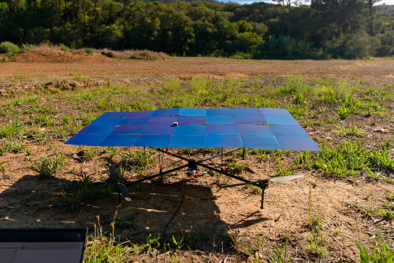 Solar Drone Test Flight Project Built