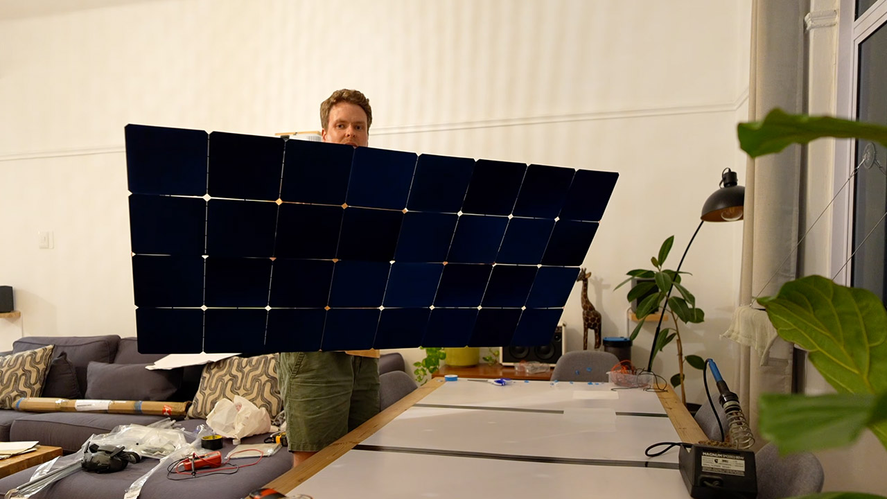 Solar Drone Test Flight Project Build