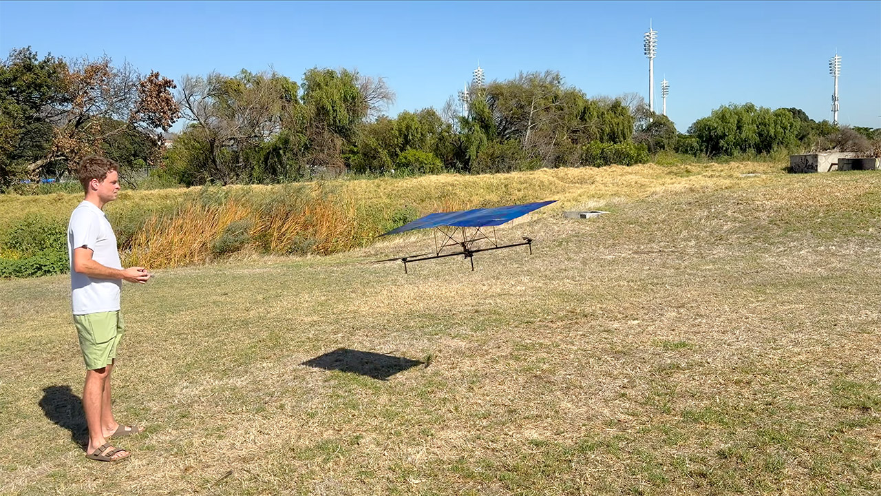 Solar Drone Test Flight Project Build