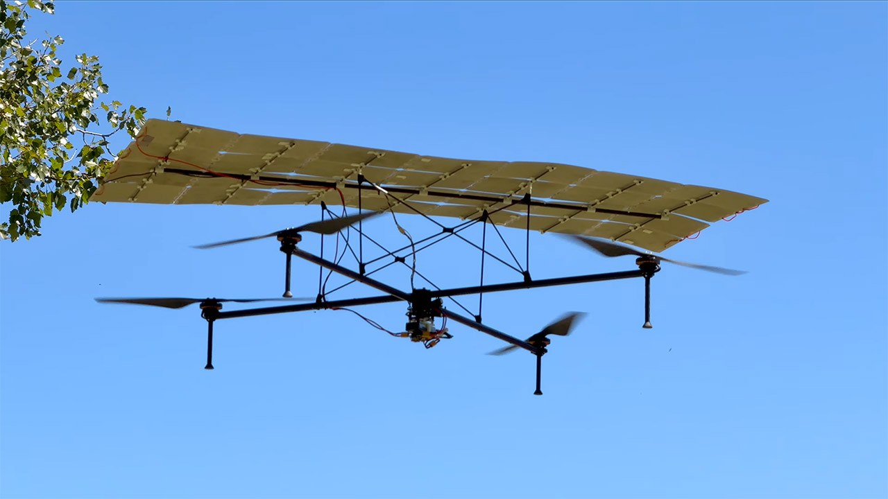 Solar Drone Test Flight Project Build