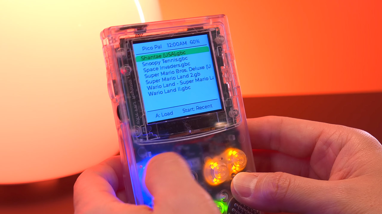 PicoPal Game Boy Color Handheld Mod Console
