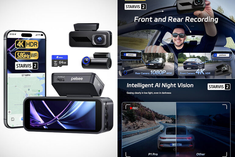Pelsee P1 Pro 4K Dashcam