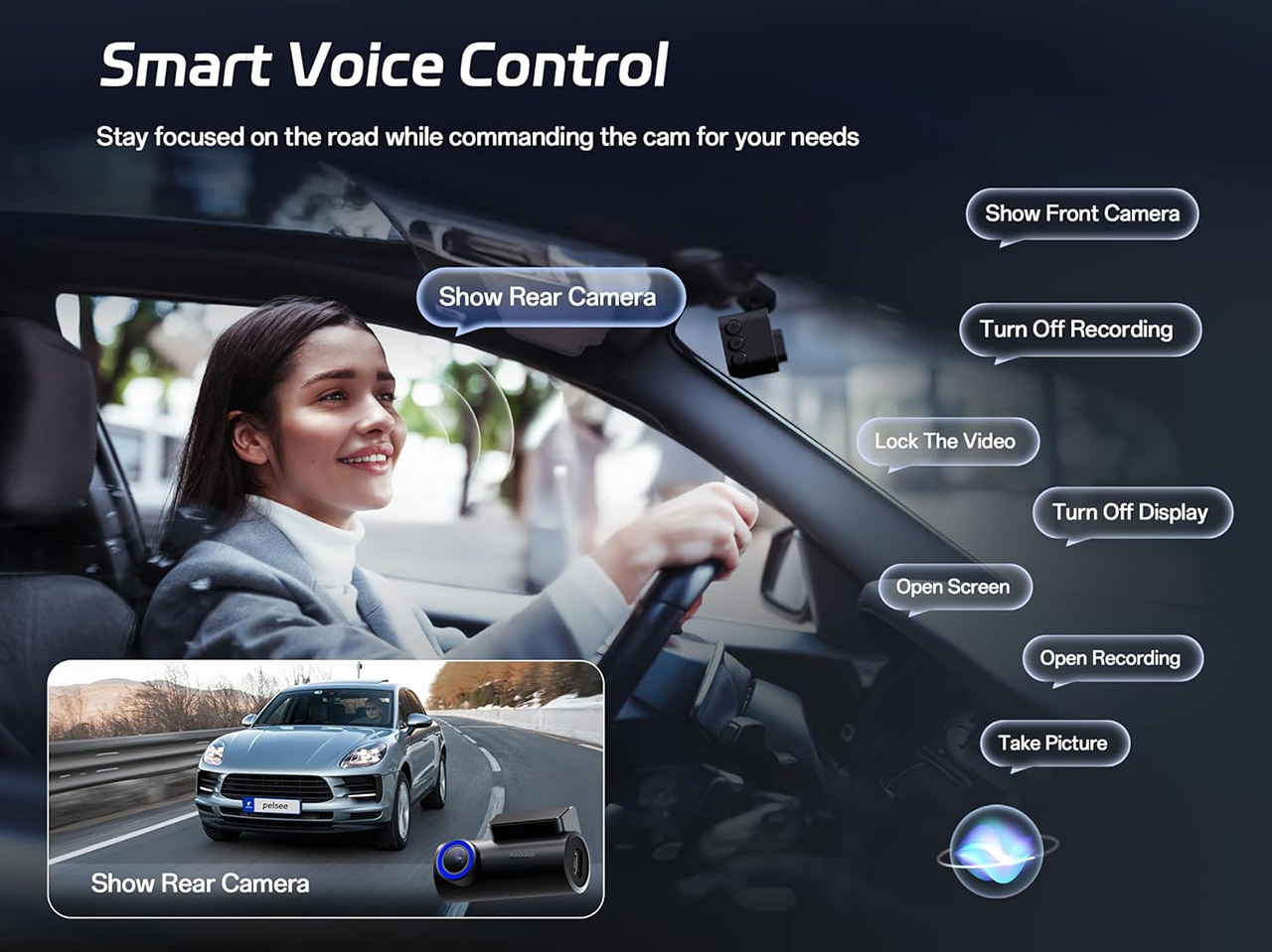 Pelsee P1 Pro 4K Dashcam