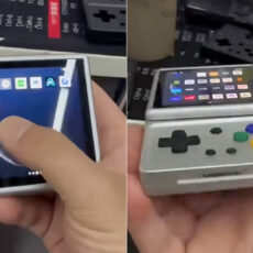 Anbernic Square Handheld Leak Motorola FlipOut