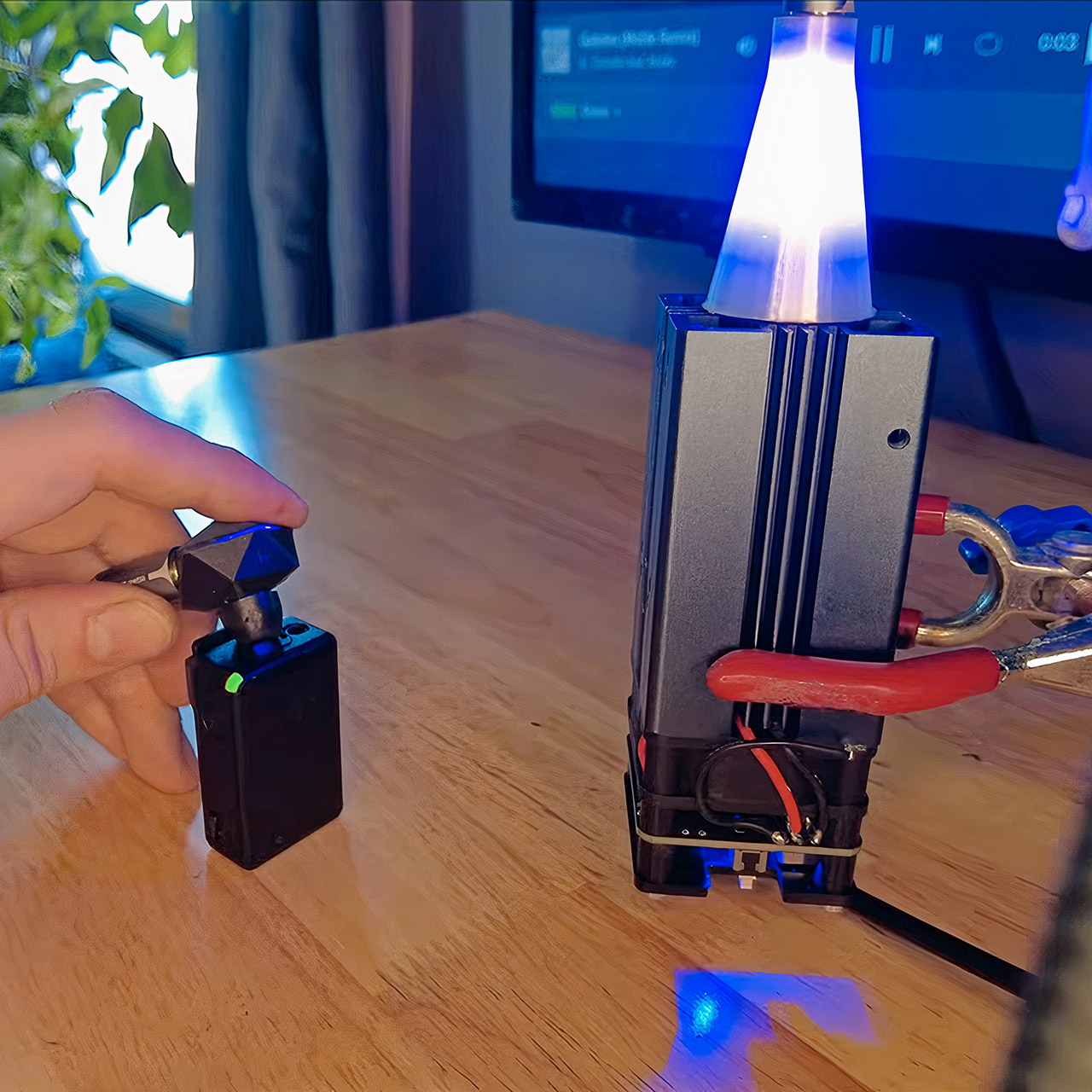 Laser-Powered Speaker