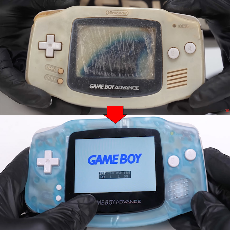 Game Boy Advance Restoration Upgrade Mods