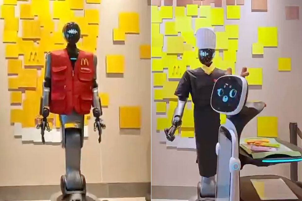 McDonald's Shanghai China Robots