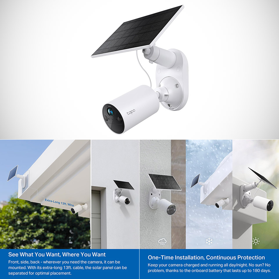 TP-Link Tapo SolarCam C402 Outdoor Security Camera