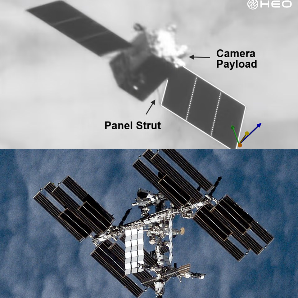 HEO Space Satellite Spacewalk ISS