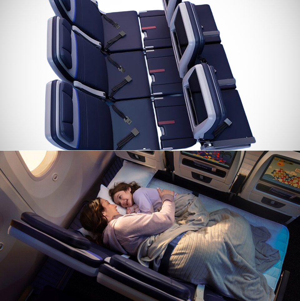 United Relax Row Economy Class