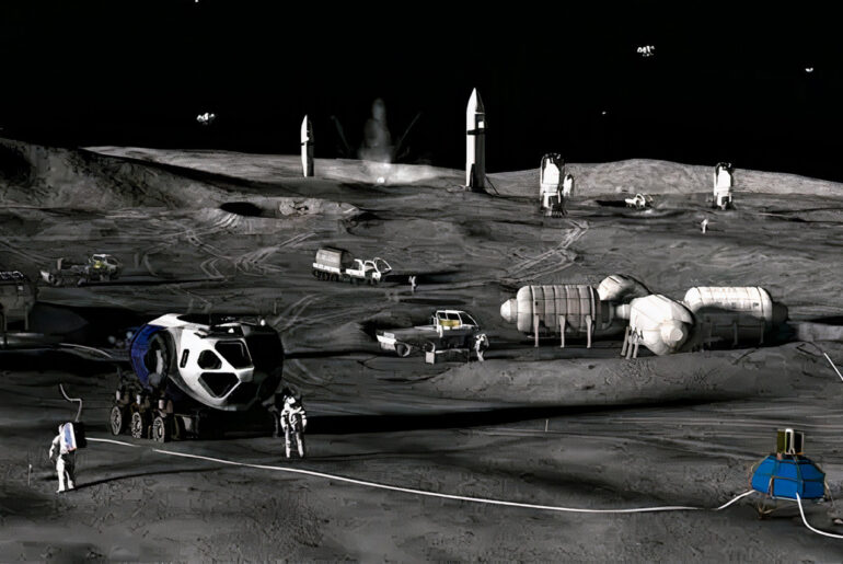NASA $20-Billion Permanent Moon Base