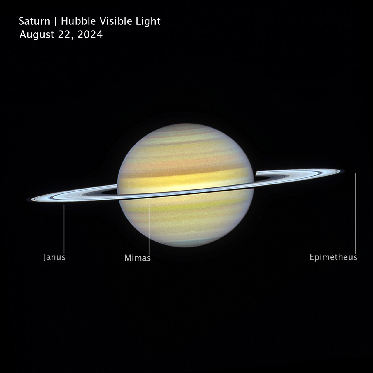 Webb Hubble Space Telescopes Saturn New View