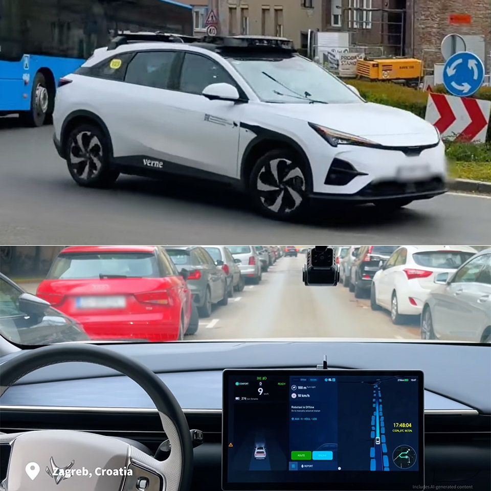 Uber x Pony.ai Robotaxi Europe Zagreb