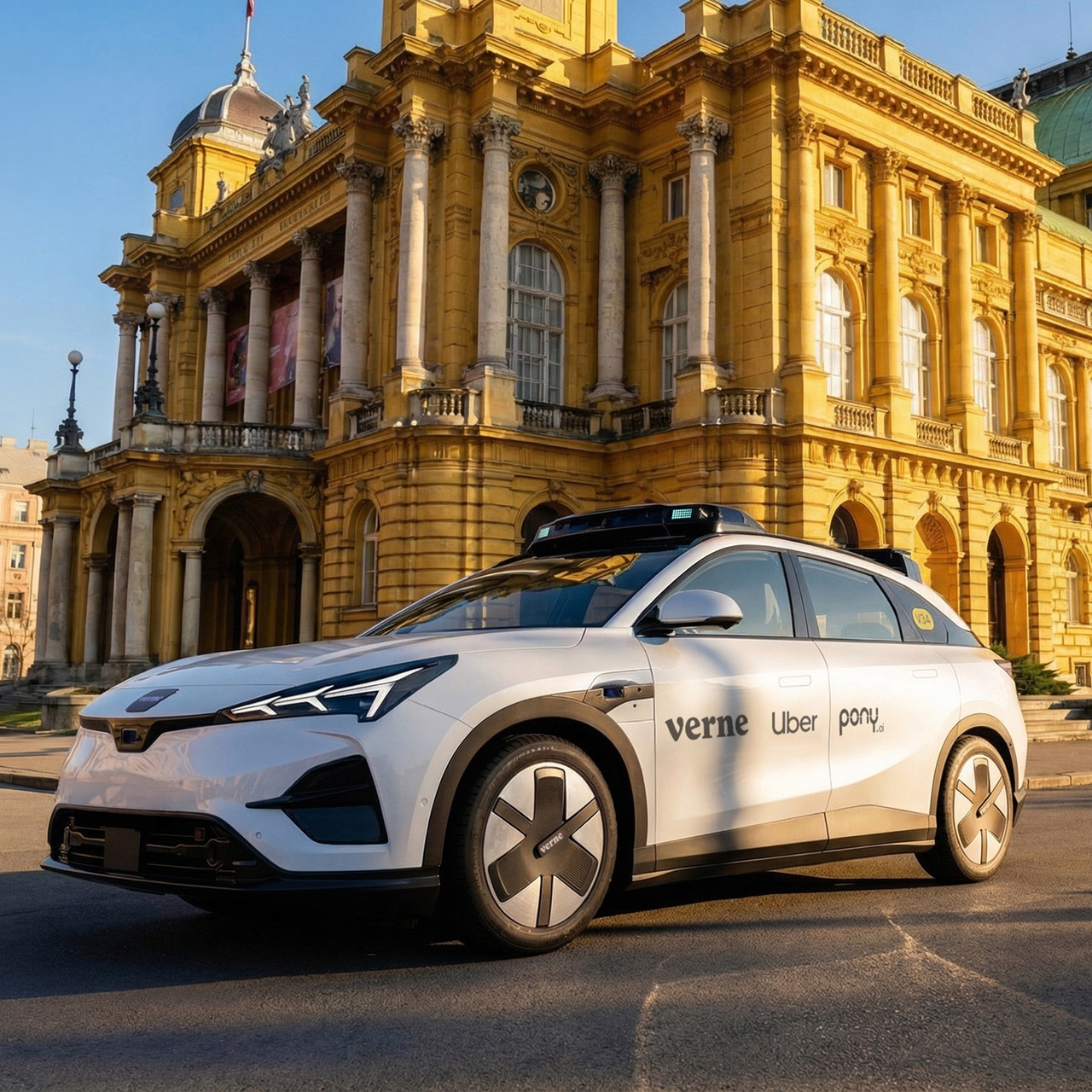 Uber x Pony.ai Robotaxi Europe Zagreb