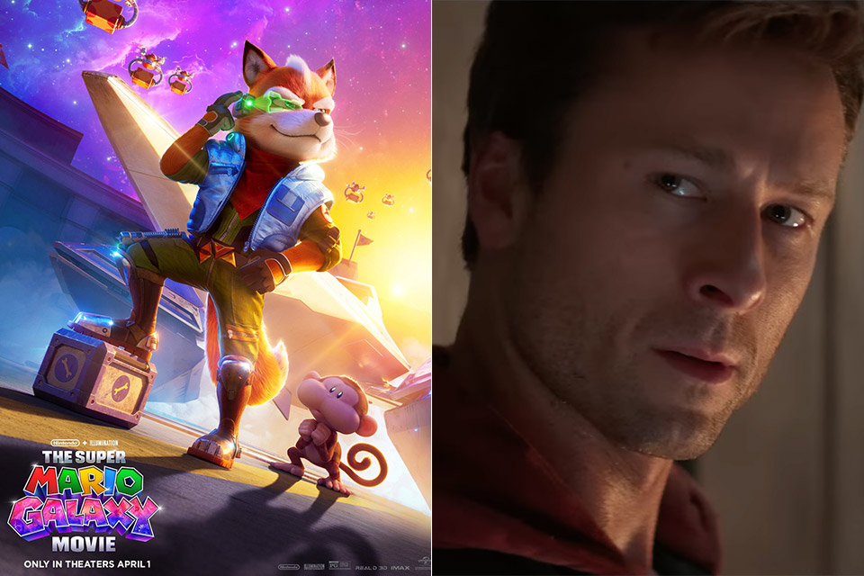 Glen Powell Fox Mccloud Super Mario Galaxy Movie