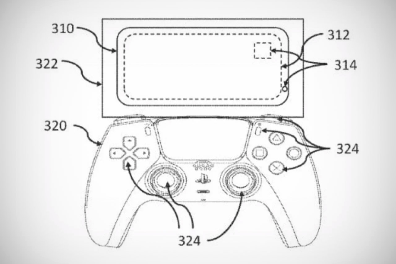 Sony PlayStation DualSense Controller Patent Smartphone