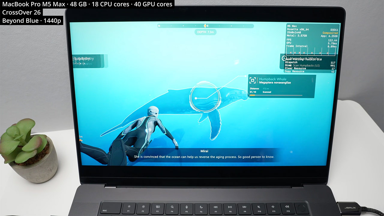 Mac Gaming Takes an Surprising Flip With the M5 Max MacBook Professional 5 Apple MacBook Pro M5 Max Windows Gaming Test