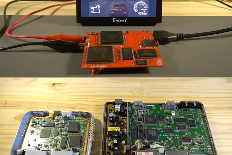 Hybrid PlayStation Console Load game MicroSD