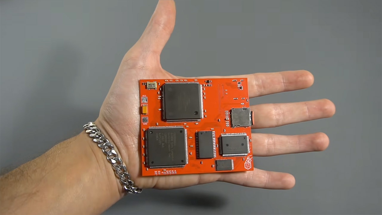 Hybrid PlayStation Console Load Game MicroSD HDMI