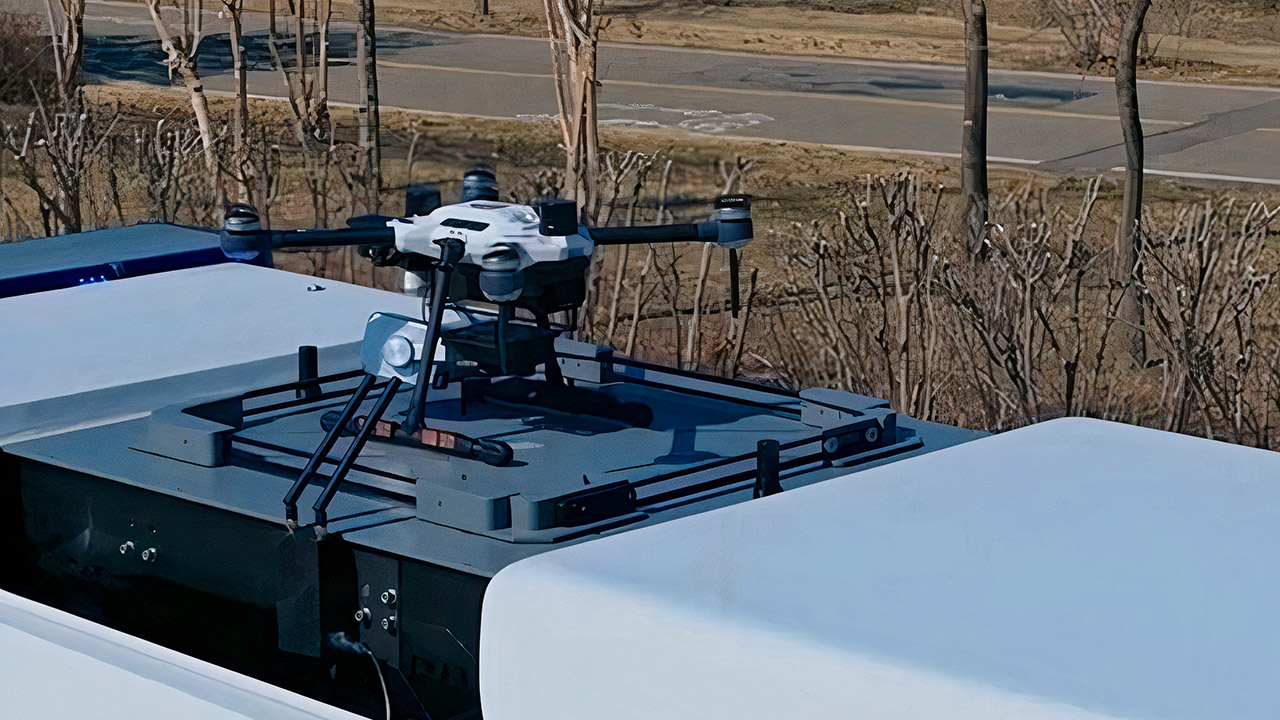 Kia PV5 Korean National Police Agency Build Drone