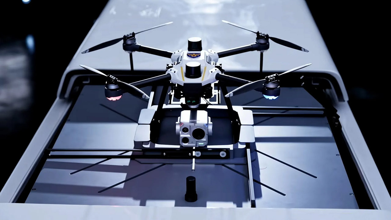 Kia PV5 Korean National Police Agency Build Drone
