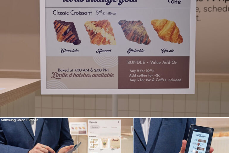 Samsung Color E-Paper Retail