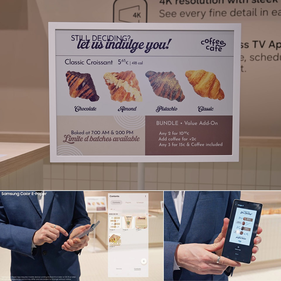 Samsung Color E-Paper Retail