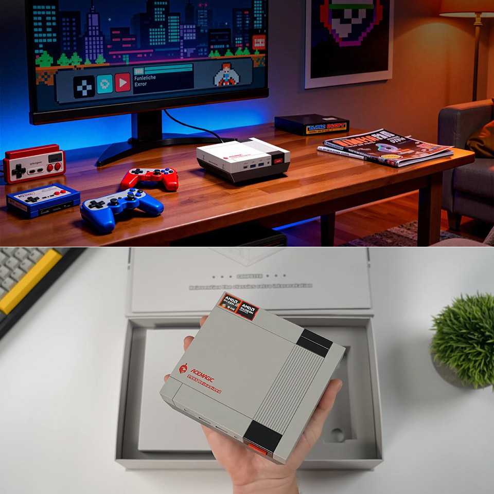Nintendo NES ACEMAGIC Retro X5 Mini PC