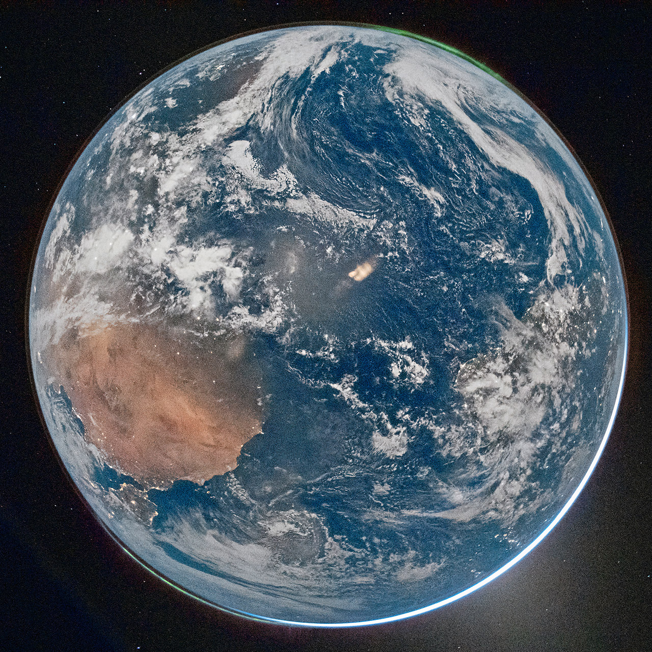 Reid Wiseman Artemis II Earth Snapshot Orion