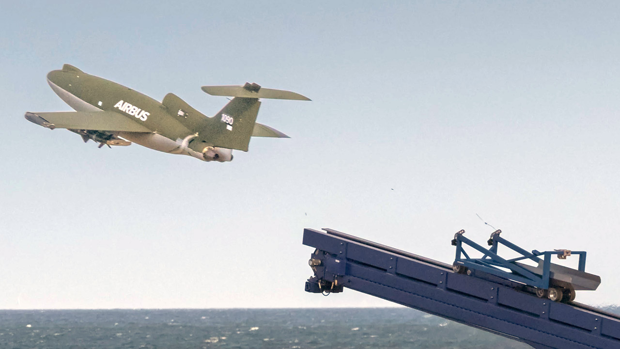 Airbus Bird of Prey Interceptor Kamikaze Drone Test Flight