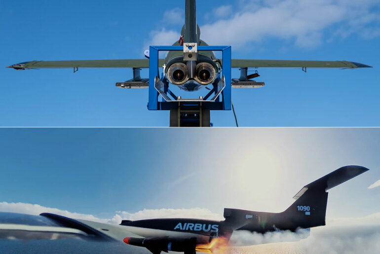 Airbus Bird of Prey Interceptor Kamikaze Drone Test Flight