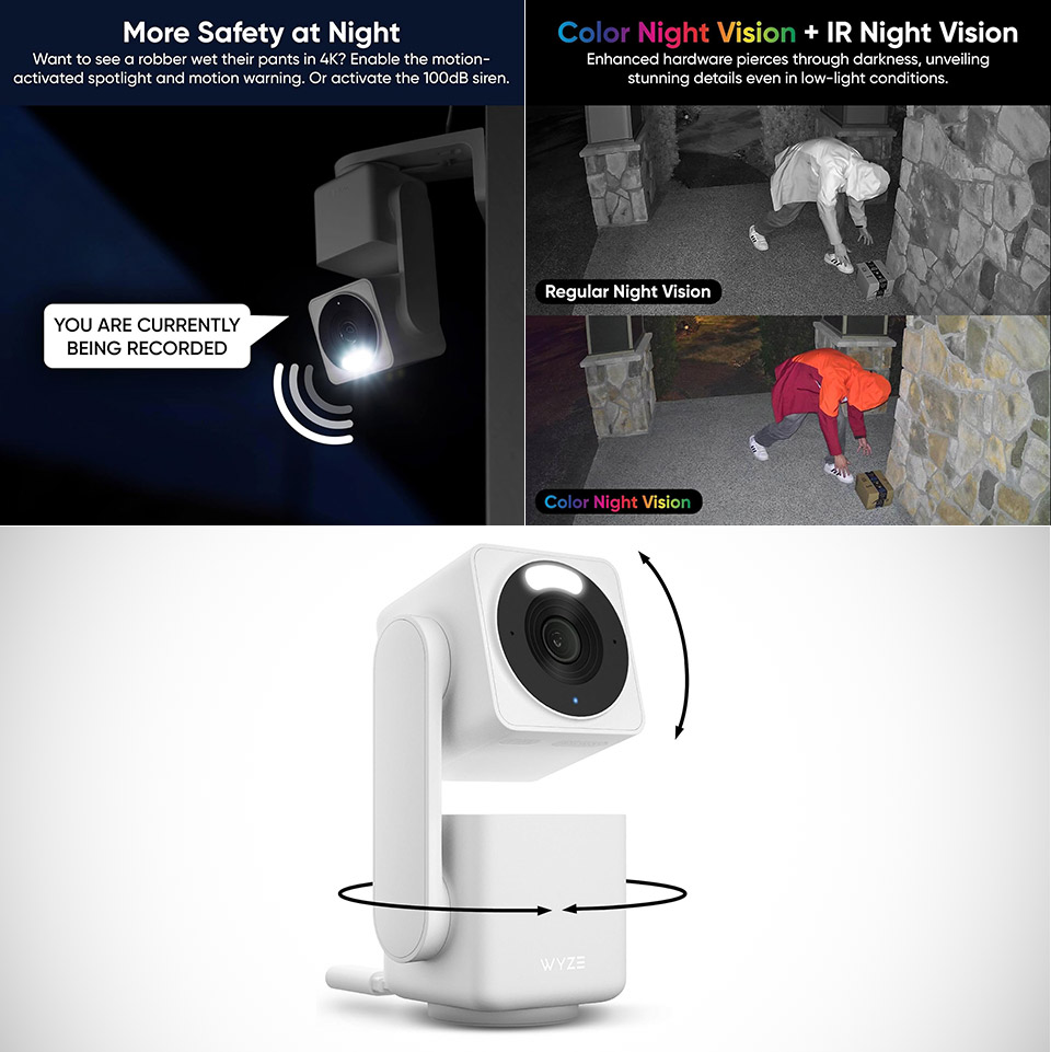 Wyze Cam Pan V4 4K Camera