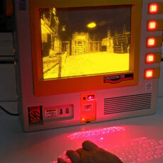 Cyberpunk Laptop Post-Apocalyptic Wasteland