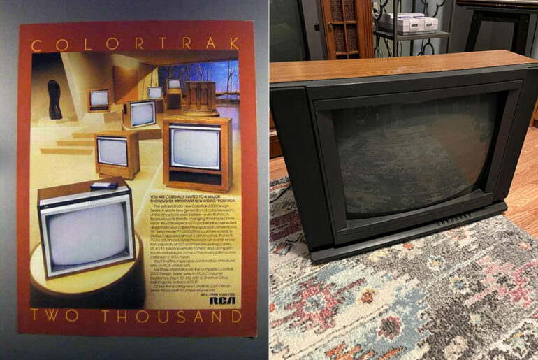 1982 RCA Colortrak 2000 CRT TV
