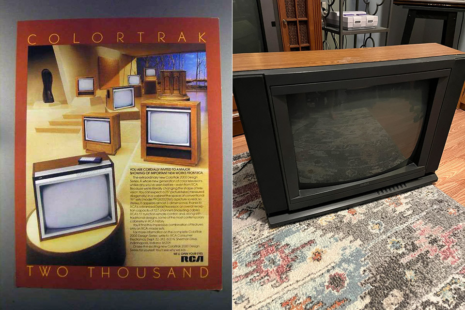 1982 RCA Colortrak 2000 CRT TV