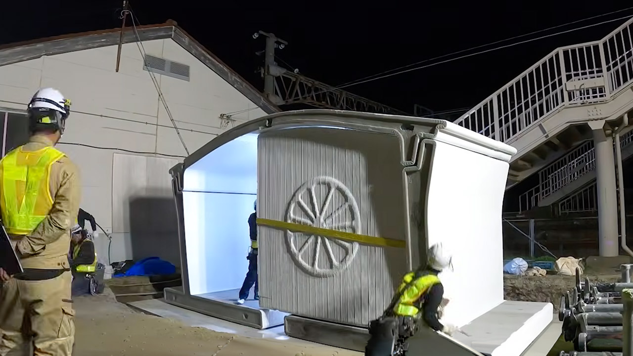 ABB Robotics Robot Arm Japan 3D-Printed Railway Station