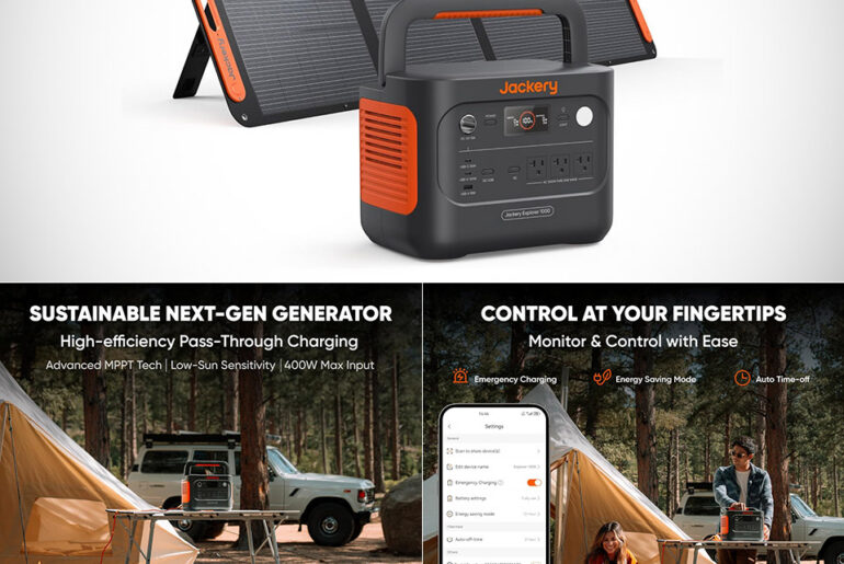 Jackery Solar Generator 1000 with 200W Panel