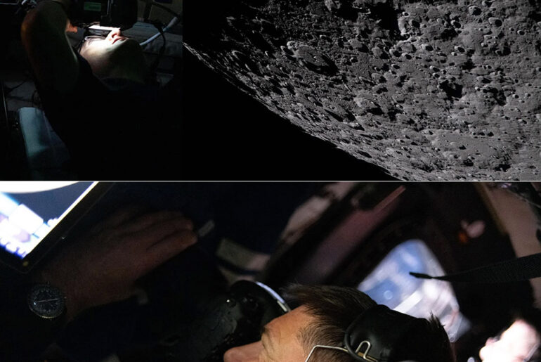 Artemis II Moon Flyby Photos