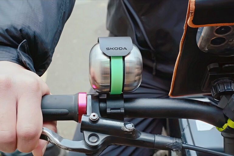 Skoda DuoBell Bicycle Bell ANC Headphones