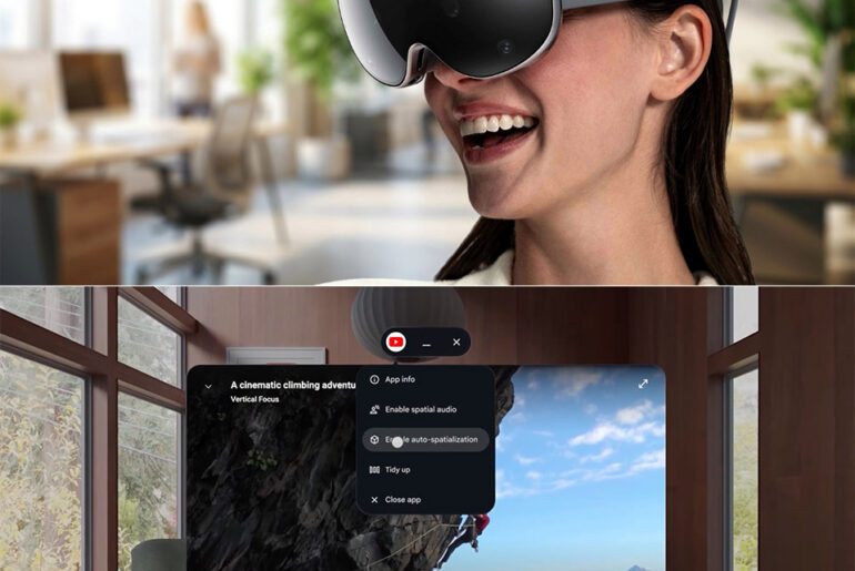Auto Spatialization Google XR Headset Apps