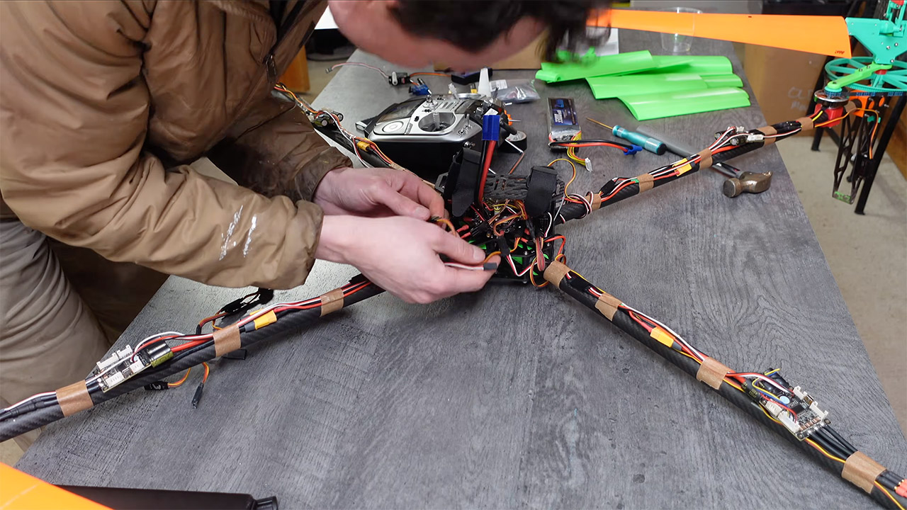 3D-Printed Quadcopter Drone 41-inch Blades