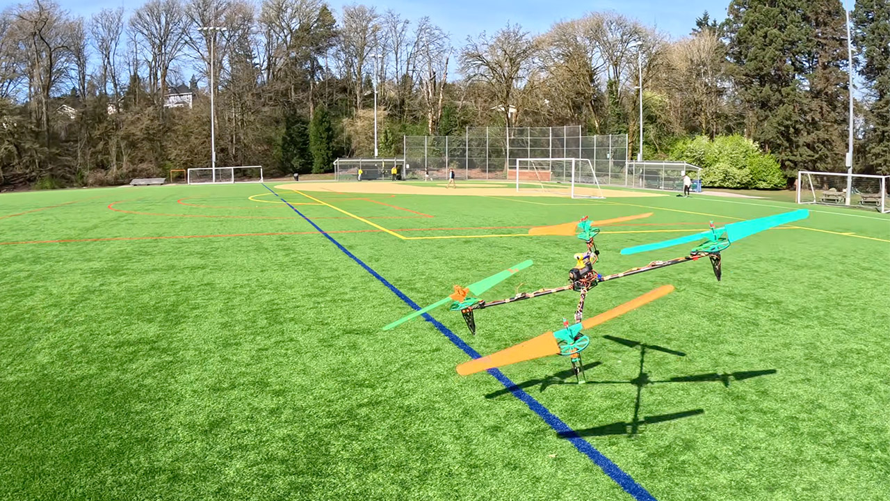 3D-Printed Quadcopter Drone 41-inch Blades