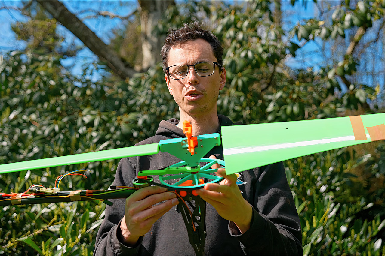 3D-Printed Quadcopter Drone 41-inch Blades