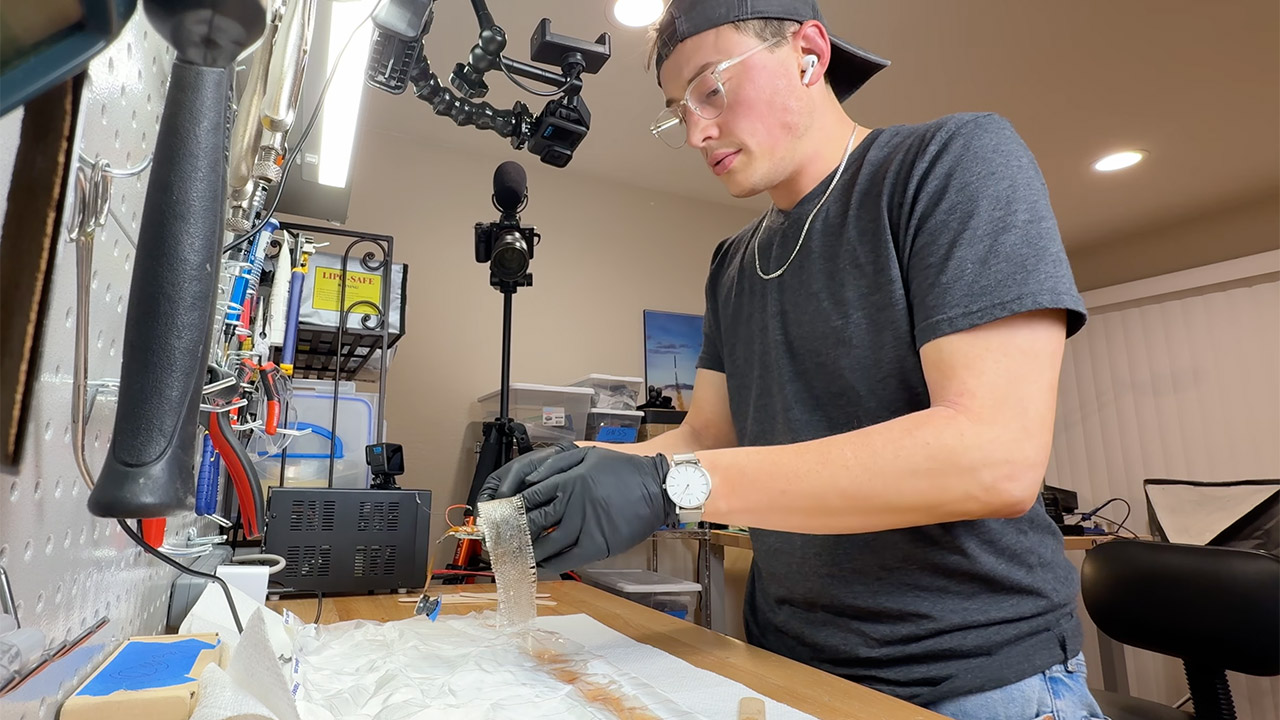 Custom-Built Rocket Release Selfie Camera