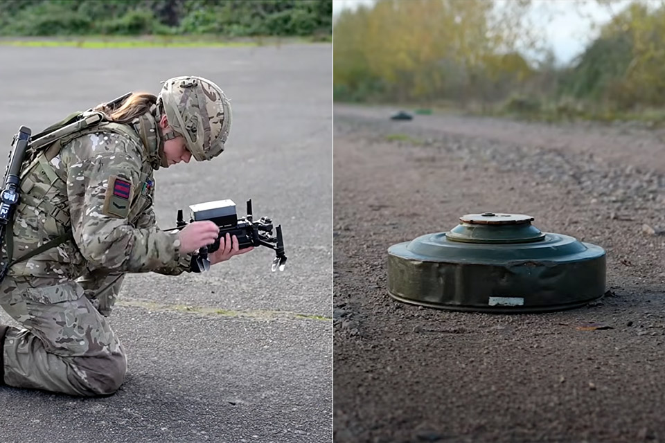 UK DSTL AI Drones Landmines Project Gara